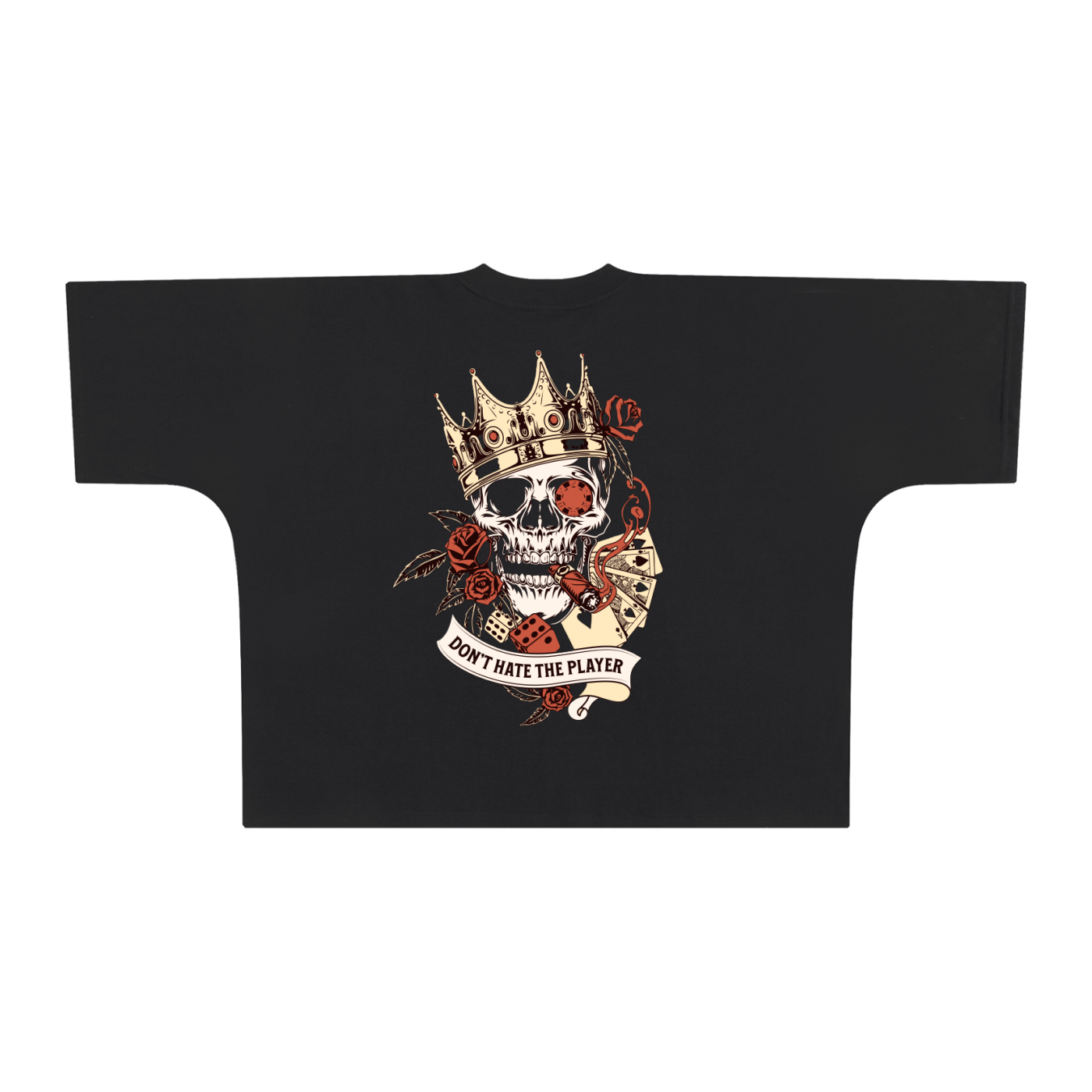 DONT HATE THE PLAYER- Oversized One-Piece Boxy T-Shirt