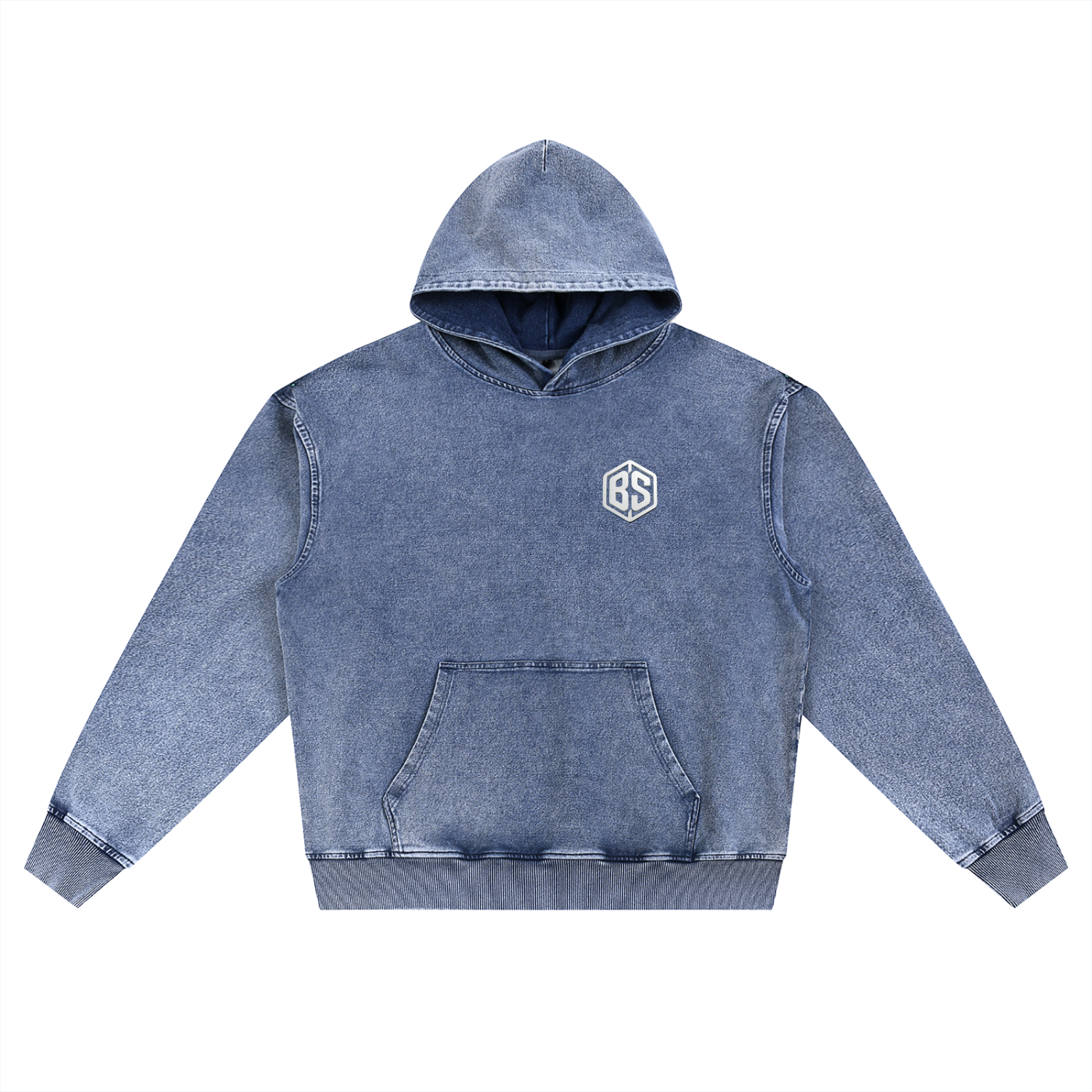 Poker Club- Snow Wash Oversized Hoodie