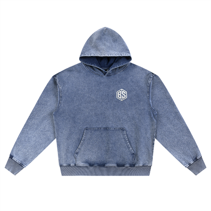 Poker Club- Snow Wash Oversized Hoodie