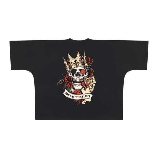 DONT HATE THE PLAYER- Oversized One-Piece Boxy T-Shirt