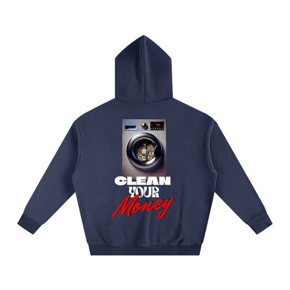 Clean Money- Oversize Fleeced Hoodie