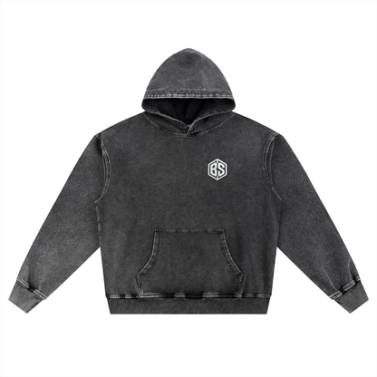 Poker Club- Snow Wash Oversized Hoodie