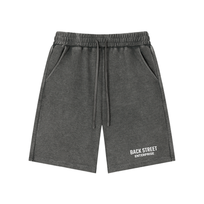Mineral Wash Waffle Knit Shorts
