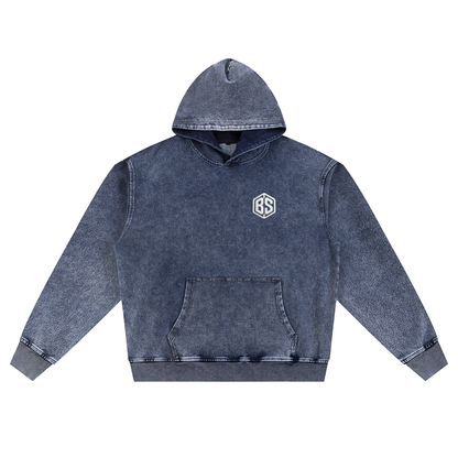 Poker Club- Snow Wash Oversized Hoodie