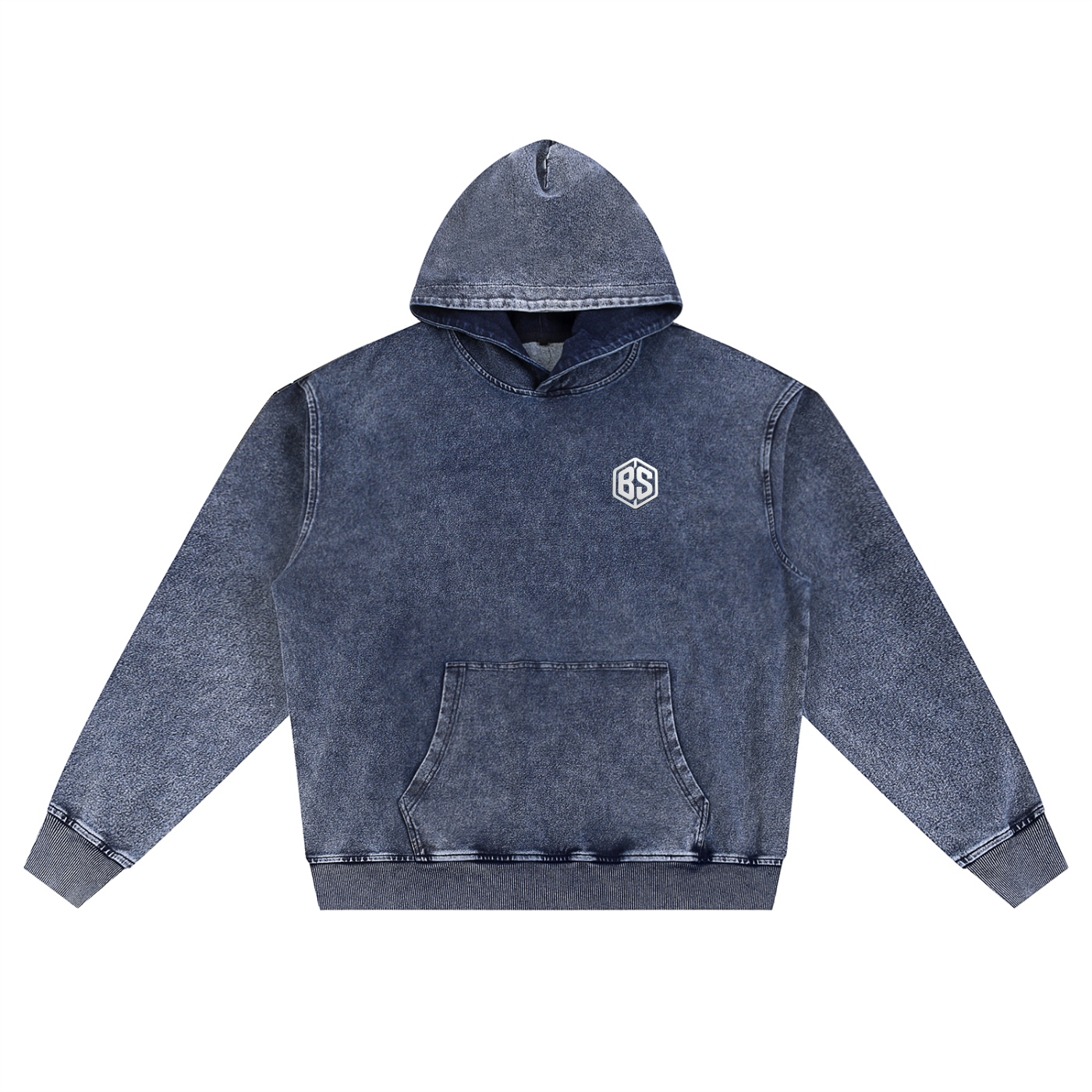 ROLL YOUR LUCK- Snow Wash Oversized Hoodie