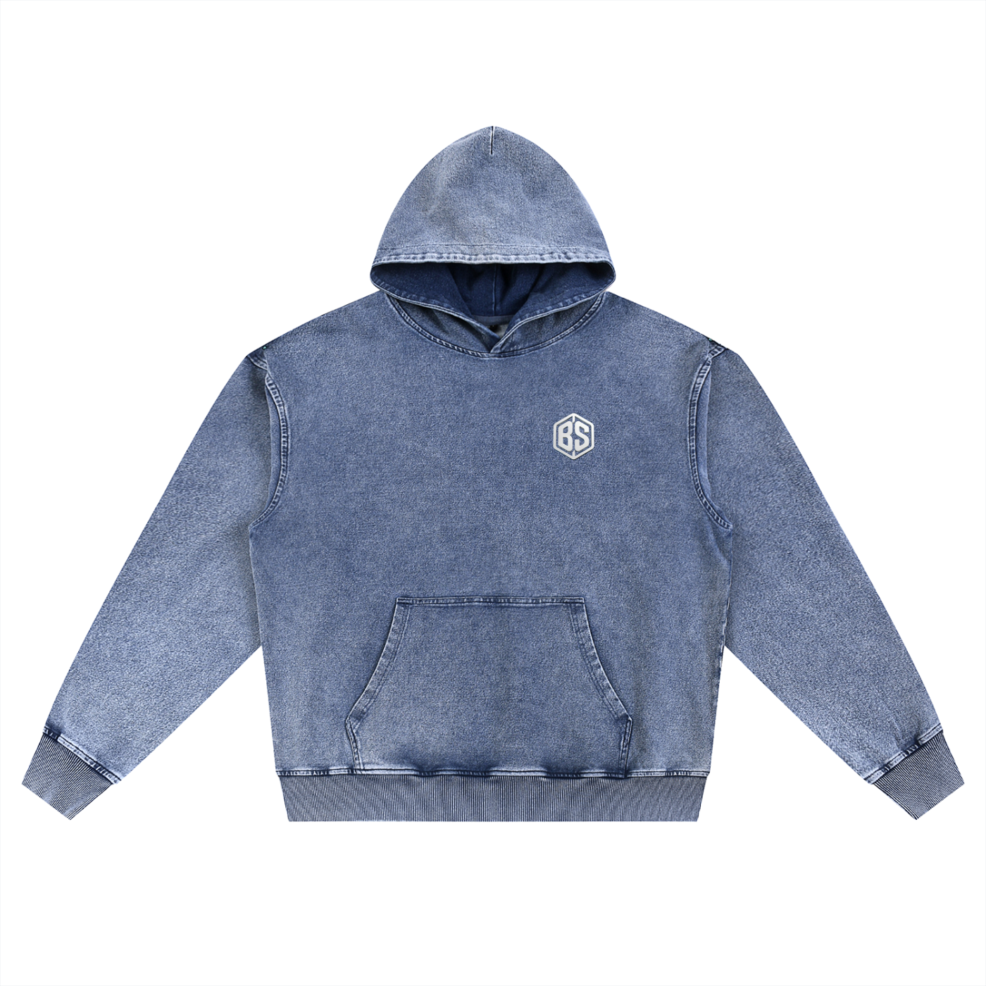 ROLL YOUR LUCK- Snow Wash Oversized Hoodie